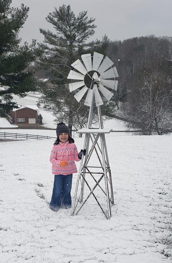 Snow day brings out smiles